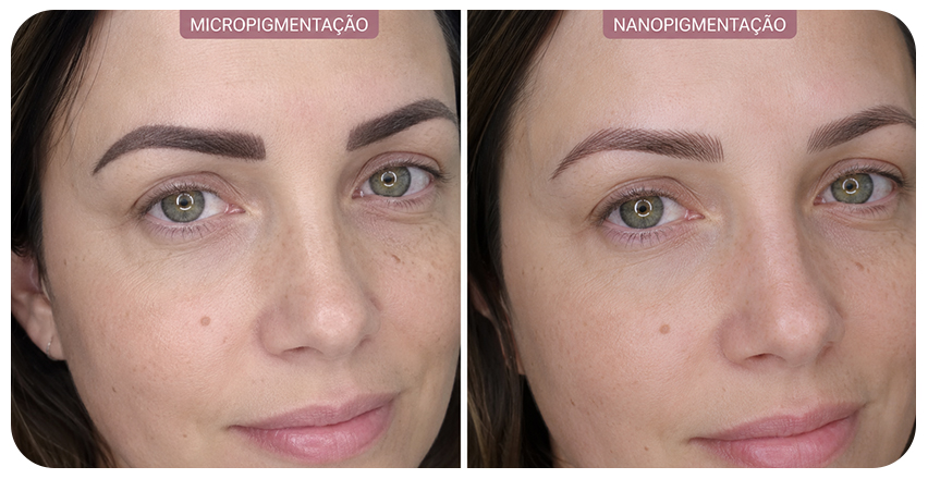 Resultado real de nanopigmentacao ou micropigmentacao qual mais natural com avaliação individual